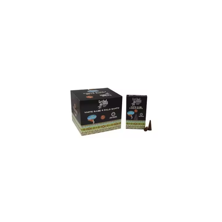 Incienso de Reflujo Tribal Soul - Salvia Blanca + Palo Santo - 1
