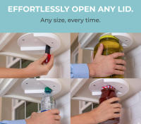 Abrepuertas Y Tapa De Gabinete - Abre Cualquier Tamaño De Botella Y Frasco - Abrepuertas Sin Esfuerzo Para Manos Débiles Y Personas Mayores Con Artritis - details 6