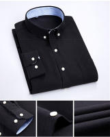 Camisa De Manga Larga Para Hombre Estilo Clásico Y Elegante De Textil Oxford Con Patrón Cuadriculado Moda Slim Social Para Negocios Y Ocio - details 17