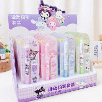 Set De 4 Lápices Mecánicos Sanrio Melody Kuromi Cinnamoroll Pochacco 0.5mm Regalos Para Estudiantes Y Niños Suministros De Oficina - details 5