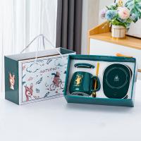 ZLY Taza De Café Cerámica 400ML Con Calentamiento Automático Mantén La Temperatura 55 Grados Set De Taza Y Leche Práctica Para Viajes Regalo Para Cocina - details 0