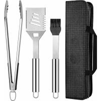 Juego de Utensilios para Barbacoa de Acero Inoxidable con Maletín de Almacenamiento - details 0