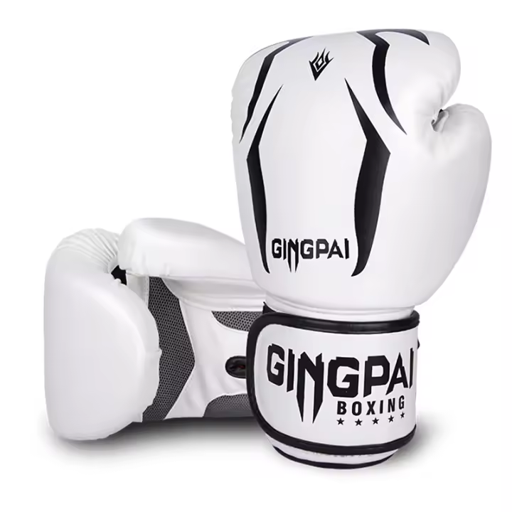 Guantes De Boxeo PU Transpirables 6/8/10/12Oz Para Niños Y Adultos Profesionales Sanda Muay Thai Taekwondo Guantes De Golpeo - 1