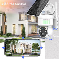Cámara De Seguridad Solar WIFI Exterior 4MP Vídeo Vigilancia Inalámbrica IP Cámara Con Batería Recargable 7800mAh Detecta Humanos Camara De Seguridad - details 8