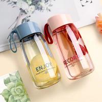 Botella De Agua Deportiva Transparente 380ml Plástico Para Estudiantes Y Adultos Botella Portátil Para Exteriores Y Deportes - details 3