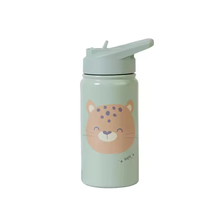 Botella térmica con pajita 500 ml. menta Saro Baby - 1