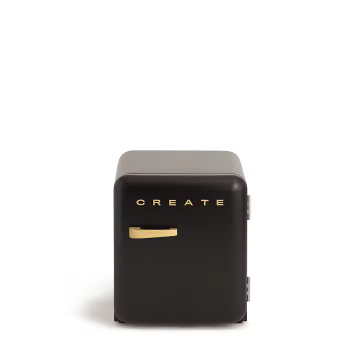 CREATE - RETRO FRIDGE 48L WOOD - Frigorífico, Estética Retro Vintage - 1