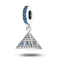 Encanto De Colgante De Árbol De Familia Platinado En Plata Para Pulsera De Bangle Y Collar DIY Regalo Con Doble Vuelo Aéreo - details 134
