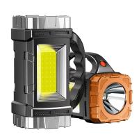 Linterna LED Recargable De Alta Potencia Multifuncional Portátil Con Luz Lateral Impermeable Y Modos De Iluminación Variados Para Camping Exploración Mantenimiento Y Trabajo Nocturno - details 0