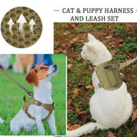 Chaleco para gatos al aire libre, ropa impermeable para gatos, correa para el pecho, chaleco especial para caminar, se puede ajustar - details 9