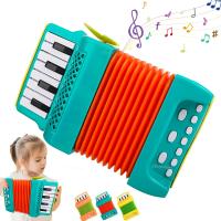 Instrumento Musical Acordeón Para Niños Juguete Educativo Interactivo Para Interior Y Exterior Regalo Para Niñas Y Niños De 3-6 Años - details 1