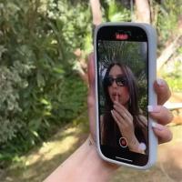 Funda De Teléfono INS Nueva Para iPhone Con Portador De Labial Y Silicone De Color Rhode Compatible Con Series 16 15 14 13 12 11 pro Max plus - details 10