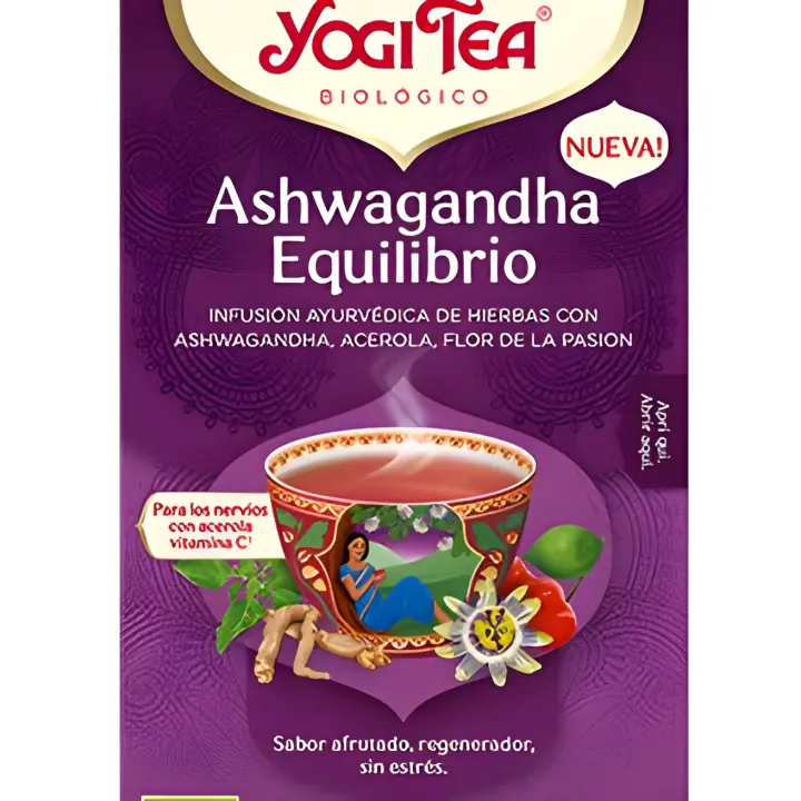 YOGI TEA ASHWAGANDHA EQUILIBRIO 17 BOLSAS - 1