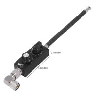 Antena De Banda Completa Ajustada QRP Antena De Radiofrecuencia QRP Antena De Onda Corta FM Aviación UV Para Recepción Material Aleación De Aluminio Acero - details 6