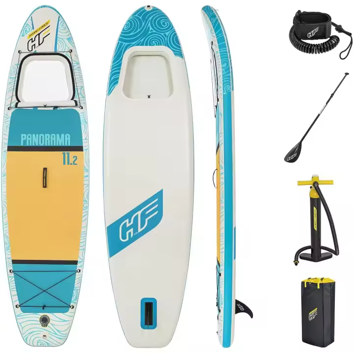 Panorama Bestway Tabla Paddle Surf con Ventana Panorámica Transparente - Estabilidad Excepcional - 1