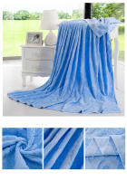 Manta De Verano Para Cama Suave Y Cálida De Algodón 100% Tamaño Single/Doble Sólido Jacquard Manta De Camas Toalla De Algodón - details 4