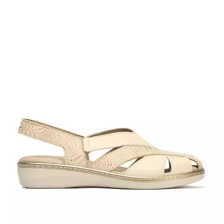 Sandalia cuña Pitillos 5583 beige mujer552730036 - 1