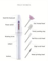 Juego De 5 En 1 De Corte Eléctrico Para Uñas Portátil Para Uñas Acrílicas Tiras De Uñas Cortador De Cutículas Y Herramienta De Manicura - details 2