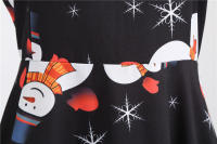 Vestido Midi Vintage Elegante Para Fiesta De Navidad Mujer Con Cintura Alta Manga Corta Vestido De Promoción Jurk Robe - details 44