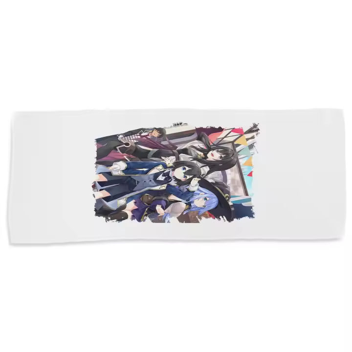 MERCHANDMANIA TOALLA MEDIANA GIMNASIO ABSORBENTE Tensei Kizokuserie Ars Louvent serie anime  suave con bolsita - 1
