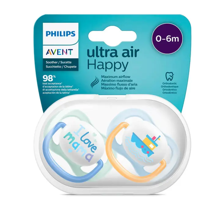 Philips Avent Chupetes Ilove Niño 0-6M - 1