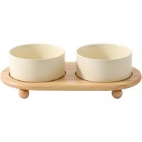 Ceramic elevated cat food bowl and cat water bowl, cat bowl, elevated cat bowl, cat feeder (13CM/400ML) - details 6