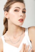 Collar De Cadena Redonda 5mm En Plata De Ley 925 DOTEFFIL Para Mujer Y Hombre Joyería De Moda Para Boda Y Compromiso - details 5