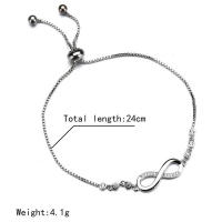 Pulsera de 8 dígitos para Mujer, pulsera ajustable y desmontable de Cristal Moderna, versátil y Fácil - details 0