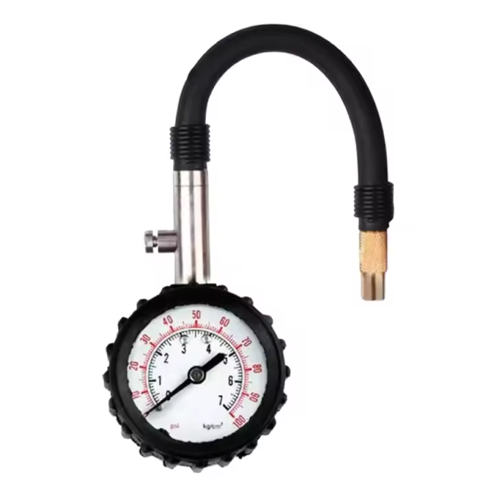 Tire Pressure Gauge Portable Accurate Air Pressure Calibrator for Car Motorcycle Bike Easy to Use - 1