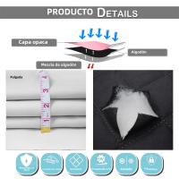 Cortinas De Blackout Tejidas 100% Poliéster Para Sala De Estar Y Dormitorio Con Cierre De Anillas Diseño Moderno Y Grueso Para Invierno - details 14