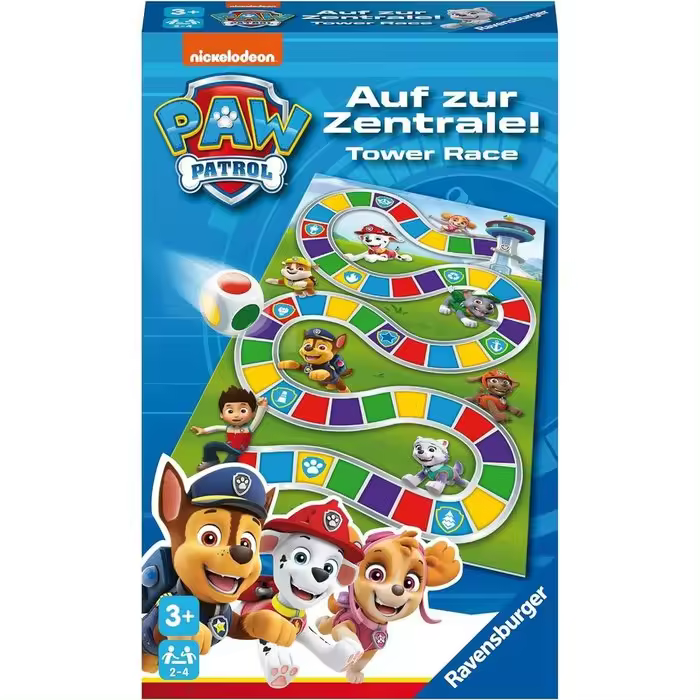 RAVENSBURGER JUEGO PAW PATROL TOWER RACE JUEGOS INFANTILES PAW PATROL 18x4x11 Cms. - 1