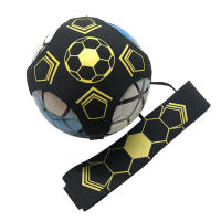 Bolsa De Fútbol Para Niños Equipo De Entrenamiento De Juego Solo Cinturón Auxiliar De Rotación Color Negro + Amarillo Tamaño 23*23cm - details 23