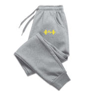 Pantalones Casuales Para Hombre Con Cierre De Cordón Estampados De Otoño E Invierno De Poliéster Pantalones De Deporte Para Correr Y Salir - details 4