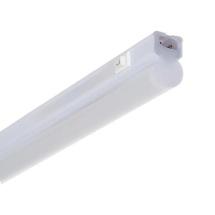 Ledkia Barra Lineal LED 60cm 9W Batten Enlazable con Interruptor 6500K Blanco Frío - 1