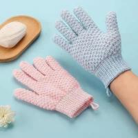 Guantes De Baño Creativos Con Cinco Dedos Para Masaje Corporal Espuma Desodorante Y Esfuerzo Elasticidad Y Limpieza - details 5