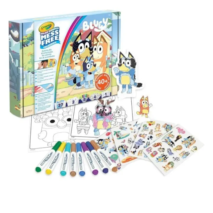 Crayola - colorea sin manchas color wonder mess free Bluey 75-7171 - 1