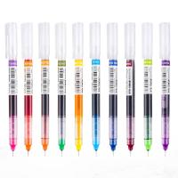 Bolígrafo De Gel Líquido De 10 Colores 0.5mm Gran Capacidad Quick-drying Para Escuela Y Oficina Estación De Trabajo Colorido - details 0