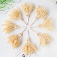 6Pcs Falsas Trigo Dorado Para Decoración De Árbol De Navidad Casa Boda Arco Accesorios Plantas Artificiales Otoño Rama De Plástico Para Fotografía - details 9