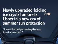 Parabrisas De Coche Con Asa Rotativa De 360° Y Flexible Para Verano Bloquea Los Rayos UV Material De Poliéster Grueso - details 0