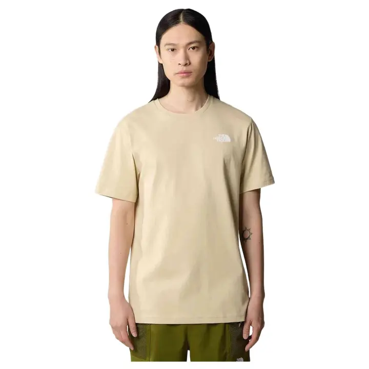 Camiseta de Manga Corta The North Face Redbox para hombre en color beige - 1