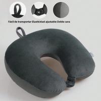 Almohada De Viaje En U Para El Cuello Almohada De Avión Para Dormir Rectangular De Poliéster 100% Recubrimiento De Espuma - details 0