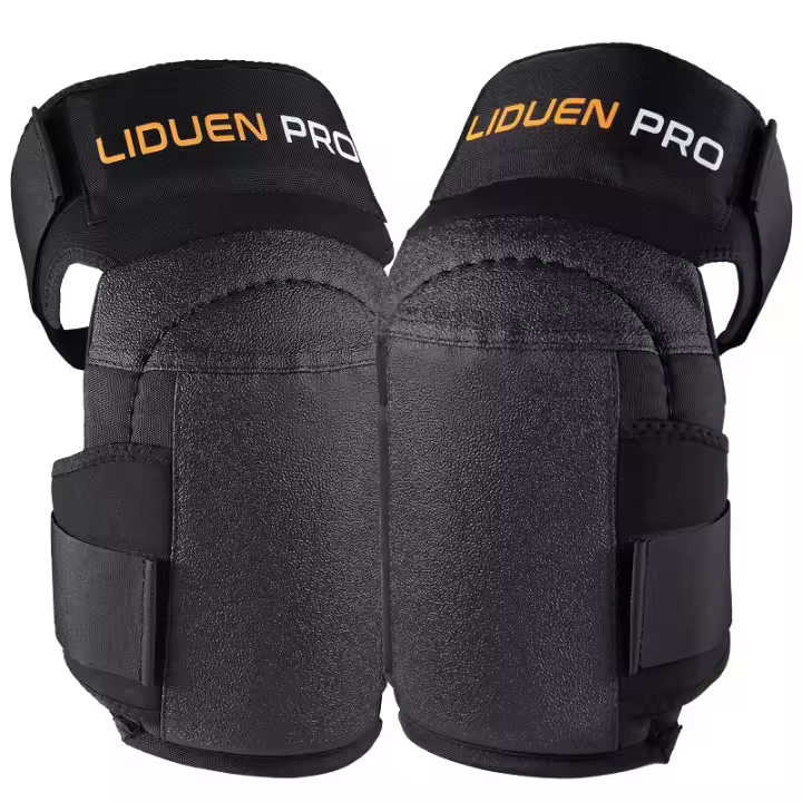 Almohadillas De Rodilla Para Pisos Con Gel Y Espuma Gruesa - Protección Para Rodillas Con Cuero Antideslizante Y Seguro Para Pisos - 1