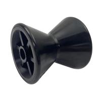 Rodillo De Arco Profesional Duradero 3.5" Accesorios De Alta Performance En Goma Pieza De Reserva Negra Para Remolques Y Botes - details 2
