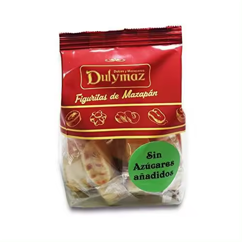 Figuritas de Mazapán Calidad Suprema Sin Azúcares Añadidos Bolsa 150g - Dulce de Almendras - 1