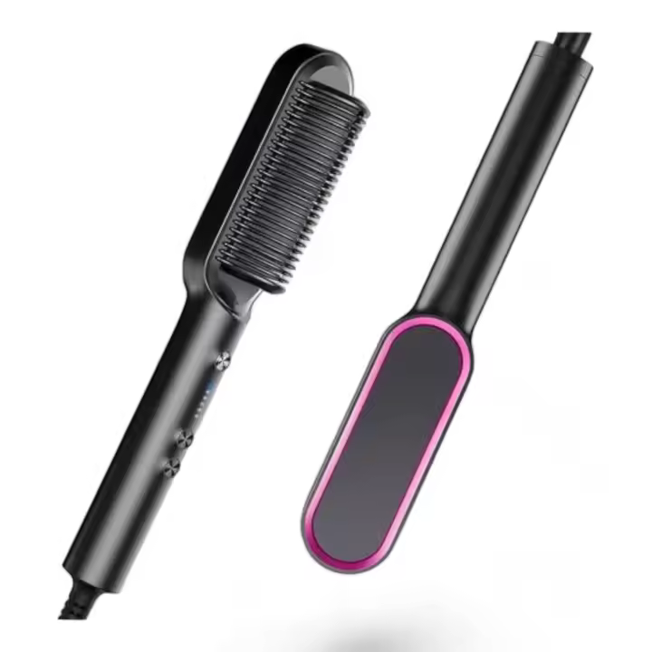 Pelo de Pelo Profesional Eléctrico STRAIGHT COMB MODEL FH909 Negro - Alisador de Cabello - Ondulacion Peluqueria en Casa Mujer SY - 1