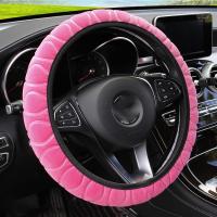 Cubierta De Volante De Coche Universal 37-39cm Invierno Suave Cálido Plush Decoración Interior Automóvil Accesorios - details 10