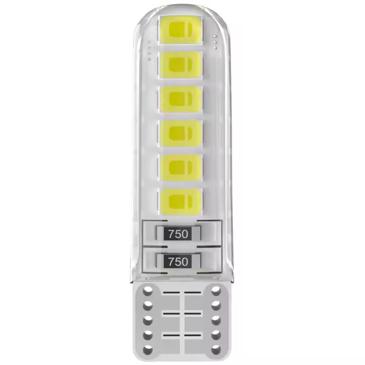 12pcs Lámparas LED T10 W5W Canbus 168 194 6000K 12V Para Luz De Maletero Lector Interior Y Señal De Placa De Automóvil - 1