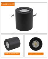 Spotlight LED GU10 Para Techo Montaje En Superficies Cilindro De Lámpara Bajo 220V Foco Iluminación Decorativa Para Dormitorio - details 9