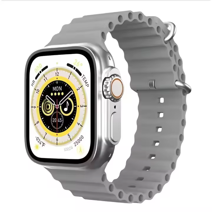 Reloj Inteligente T800 Ultra, con carcasa de aluminio, Deportivo, Carga magnética - 1