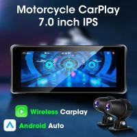 Pantalla Táctil Portátil Para Motocicleta IPX7 Impermeable 7 Pulgadas Con Navegación GPS Android Auto Y Wireless Carplay Resolución 1280x480 - details 2